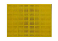 Vibrazione di gomma Mesh Screen 20 del poliuretano ~ 80 millimetri di spessore di colore di giallo