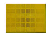 Vibrazione di gomma Mesh Screen 20 del poliuretano ~ 80 millimetri di spessore di colore di giallo