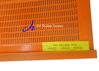 Pannelli rossi lineari dello schermo del poliuretano di giallo arancio non facili bloccare i fori